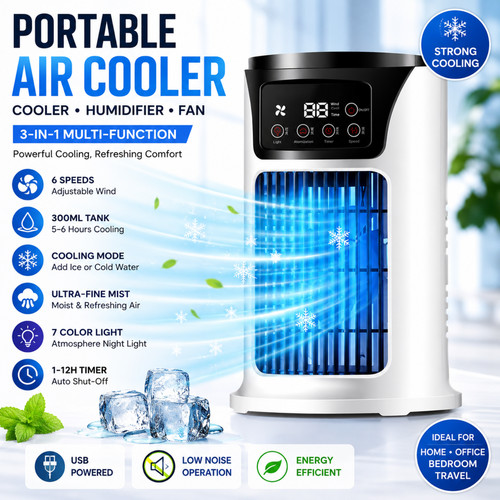 Speeds portable air cooler - portable,