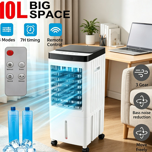 Portable 10l air cooler with - cooler,