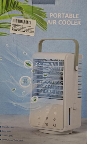 Portable air cooler white - portable,