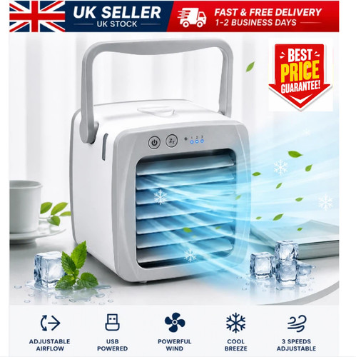 Speeds portable air cooler - 3-speeds,