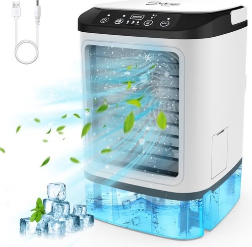 Speeds portable air cooler - 6-speeds,